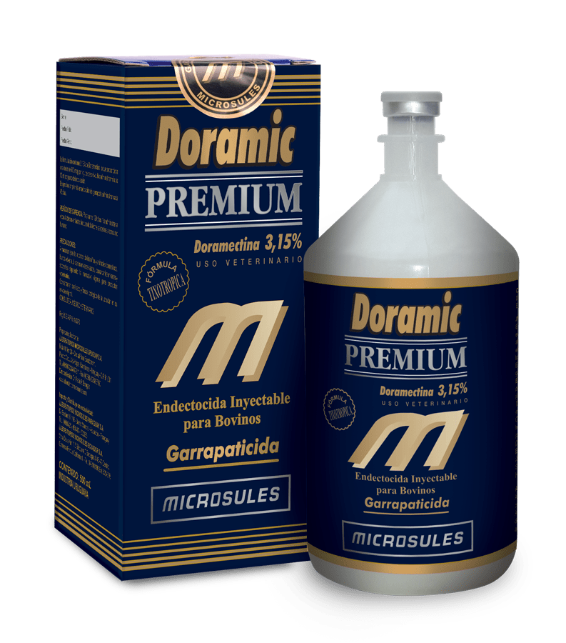 Doramic Premium 3.5% (marca registrada por MICROSULES) comercializado por FARYVET